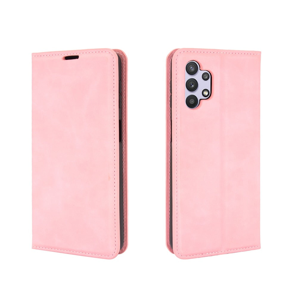 Funda Case para Samsung A32 5G Flip Cover Rosa Antishock