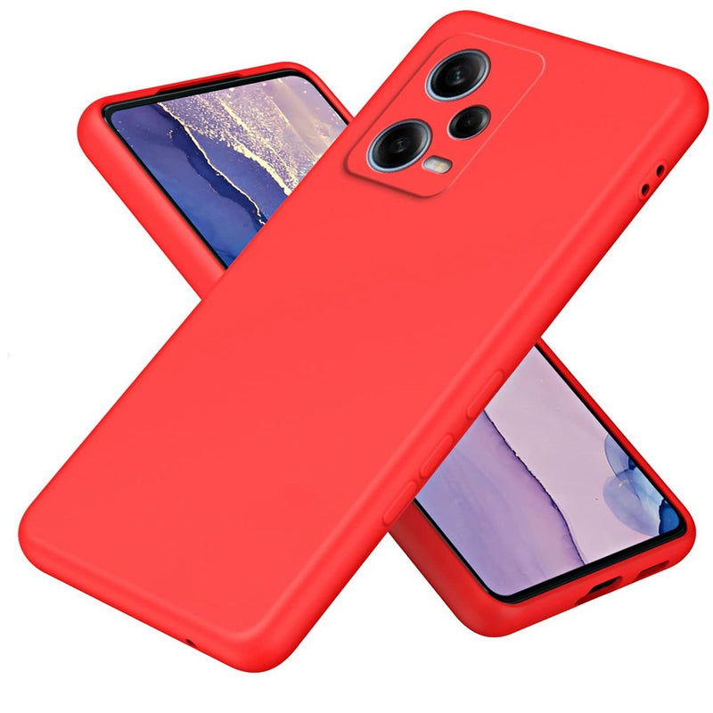 Funda Case de Xiaomi Note 12 5G Soft Feeling Antishock Rojo