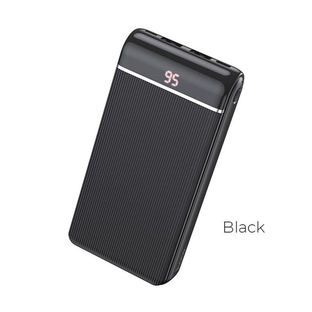 Power Bank 20000mAh Hoco J59A Pantalla digital LED Negro