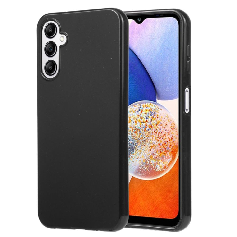 Funda Case para Samsung A14 Jelly Pearl Negro Antishock