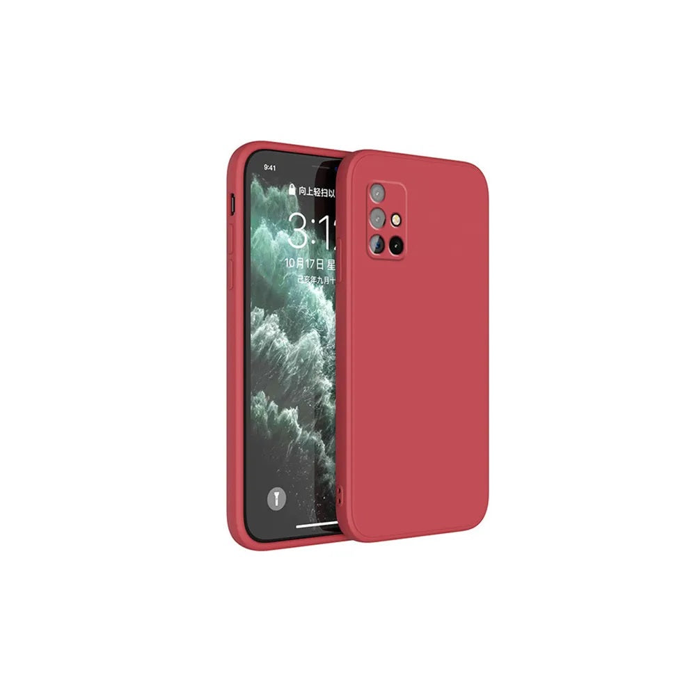 Funda de Samsung A51 Soft Feeling Antishock Rojo Resistente