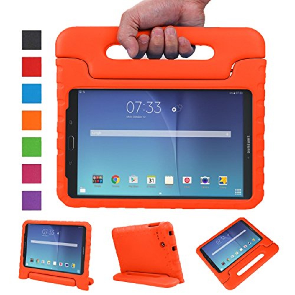 Funda para iPad 2 9.7" de Maleta en Goma Naranja Antishock