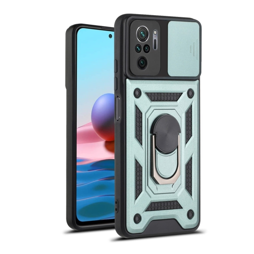 Funda Case para Xiaomi Redmi Note 10 Holder Protector Verde