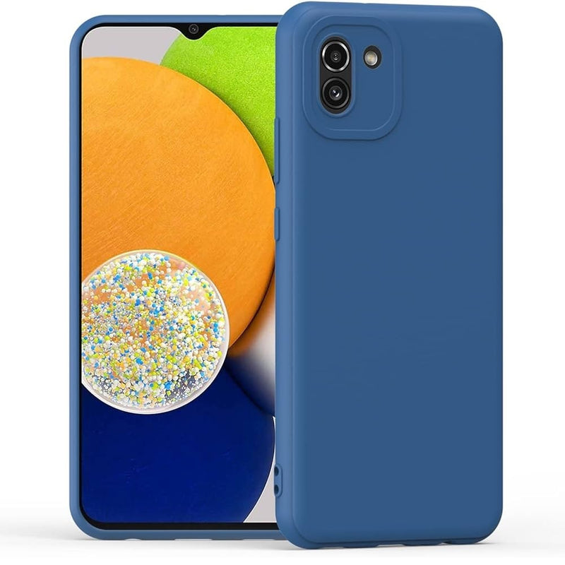 Funda Case para Samsung A03 5G Soft Feeling Antishock Azul