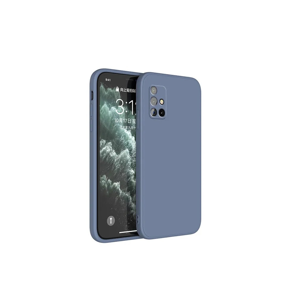 Funda de Samsung A51 Soft Feeling Antishock Azul Resistente