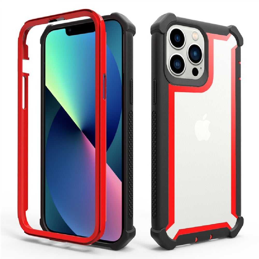 Funda Case para iPhone 14 Plus Bumper Antishock Rojo