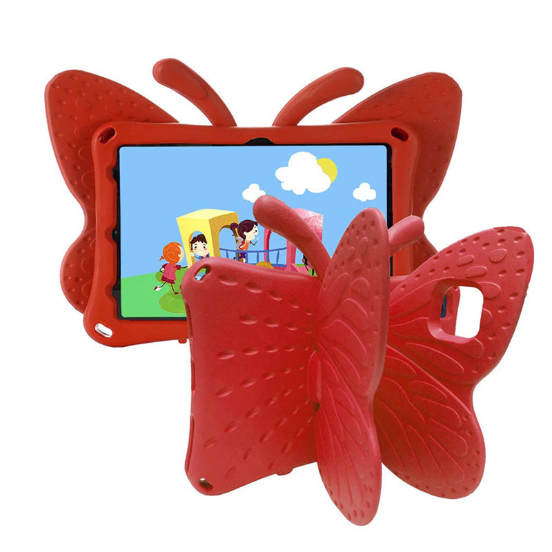 Funda para Samsung Tab S6 Lite 10.4" de Goma Mariposa Roja
