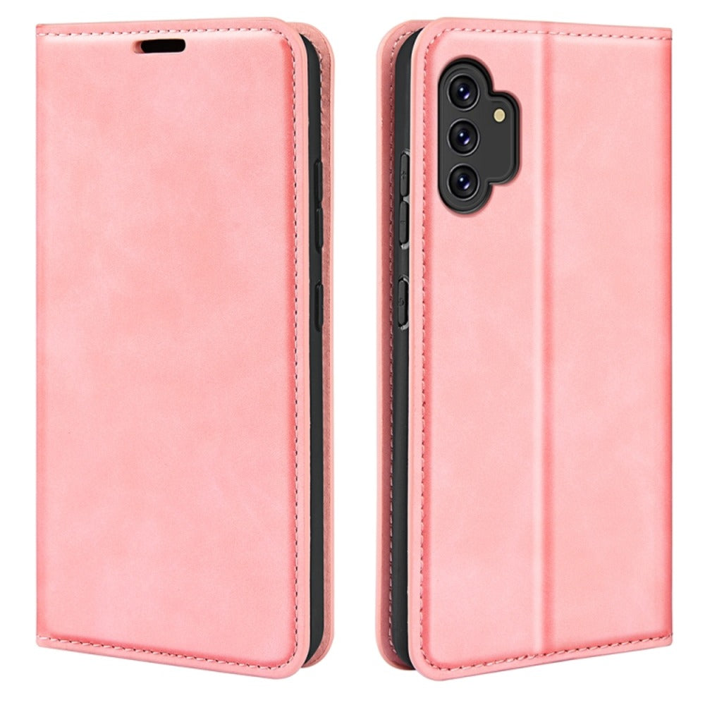 Funda Case para Samsung A13 4G Flip Cover Rosa Antishock