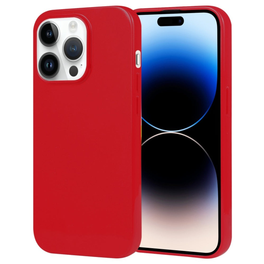 Funda Case para iPhone 12 Mini Jelly Pearl Rojo Antishock