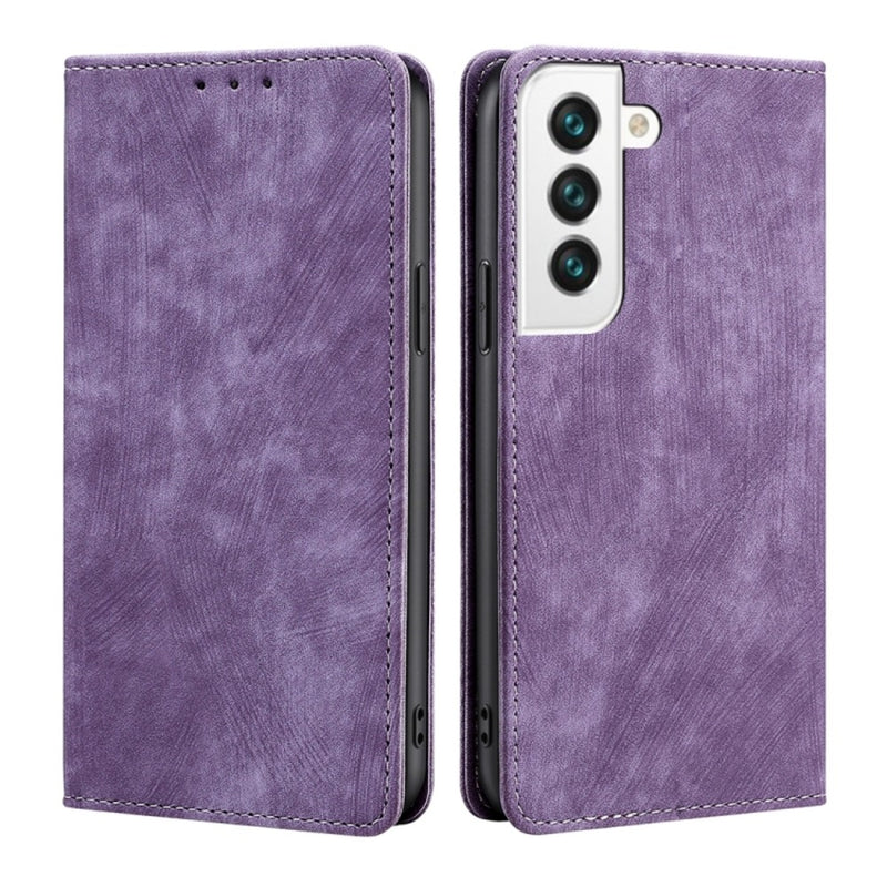 Funda Case para Samsung S21 FE Flip Cover Lila Antishock