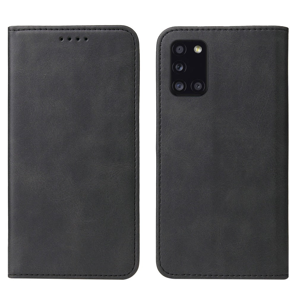 Funda Case para Samsung A31 Flip Cover Negro Antishock