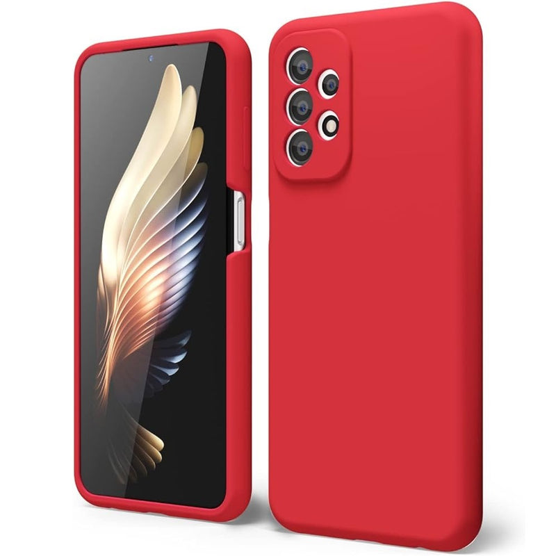 Funda Case para Samsung A23 5G Soft Feeling Antishock Rojo