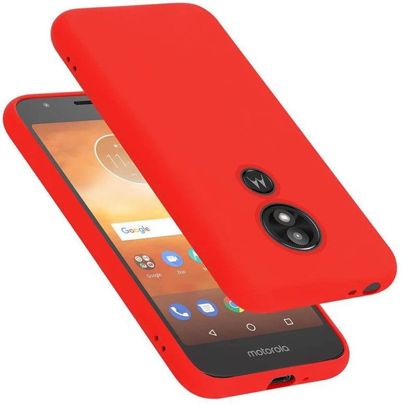 Funda Case for Motorola E5 PLUS Soft Feeling Antishock Rojo