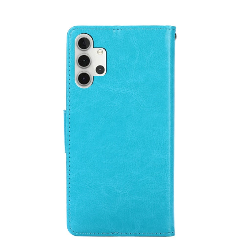 Funda Case para Samsung A32 Flip Cover Celeste Antishock