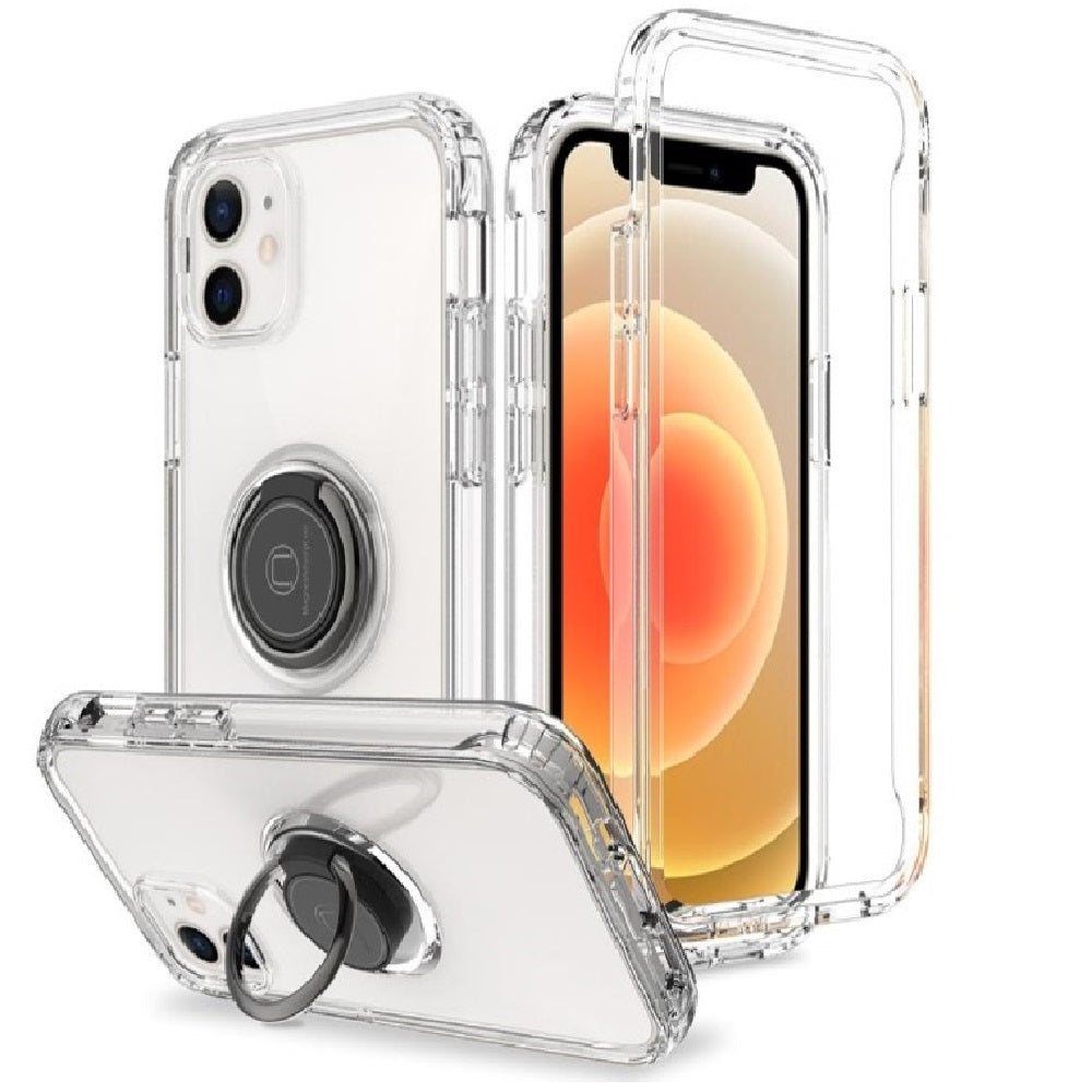 Funda Case para iPhone 12 Space Ring Antishock Transparente