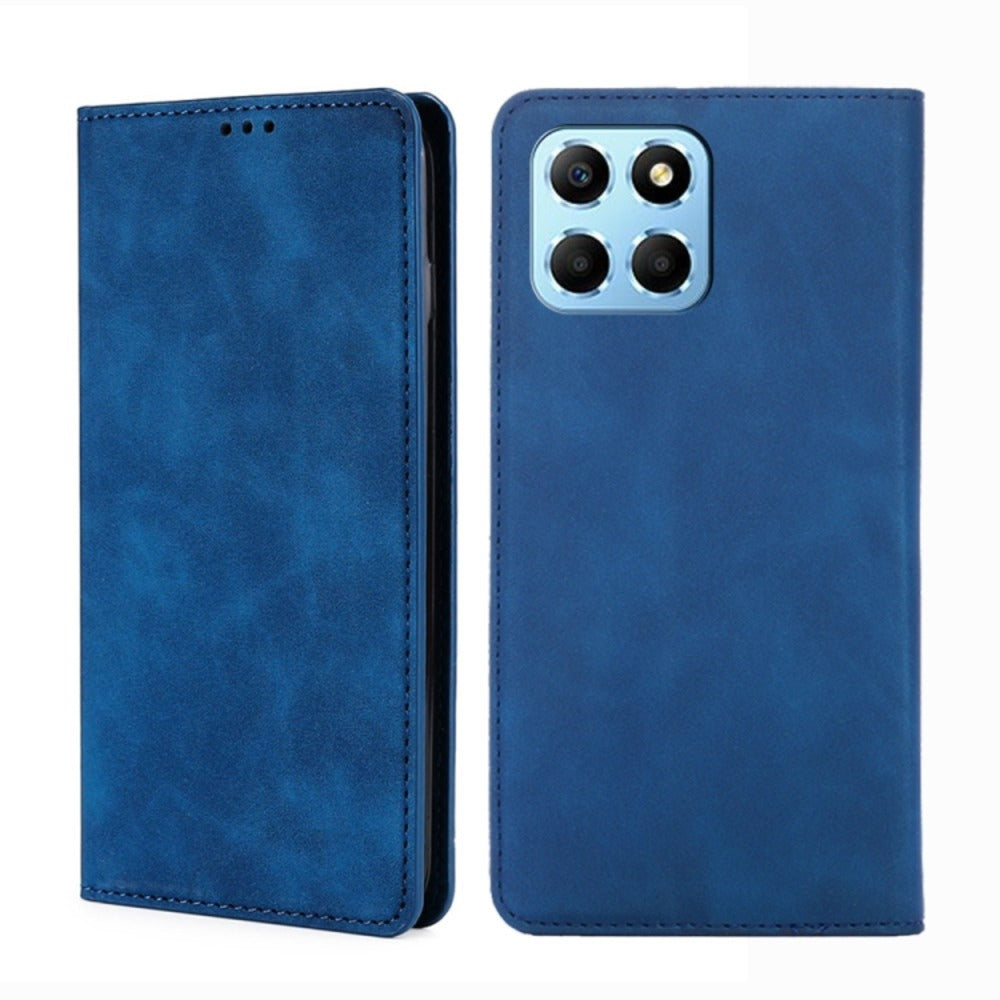 Funda Case para Honor X6 Flip Cover Azul Antishock