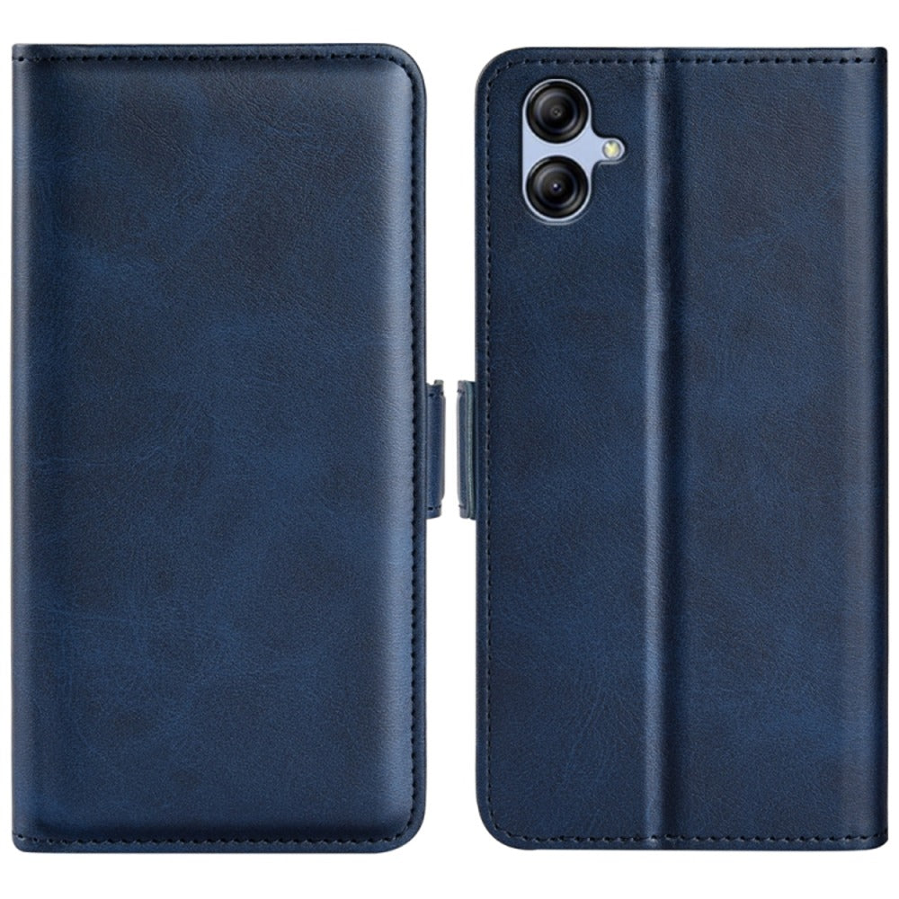 Funda Case para Samsung A04E Flip Cover Azul Antishock