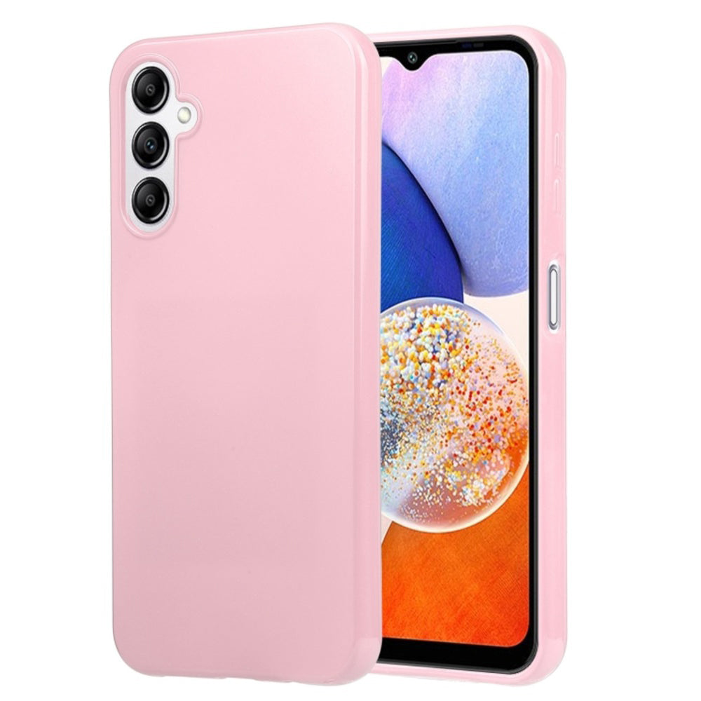 Funda Case para Samsung A14 Jelly Pearl Rosa Antishock