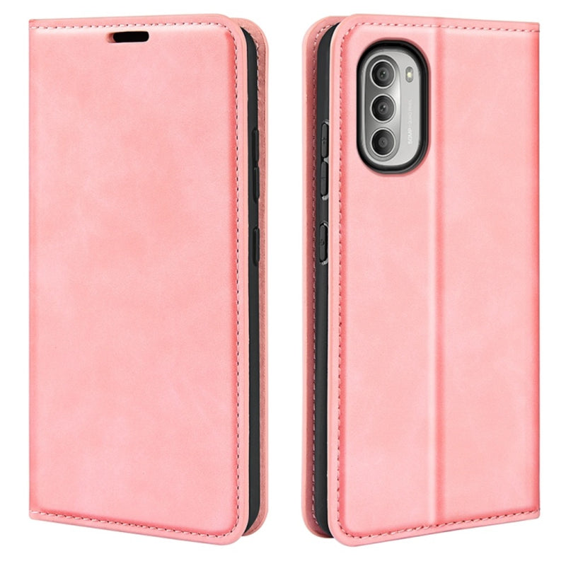 Funda Case for Motorola Moto G51 Flip Cover Rosa Antishock