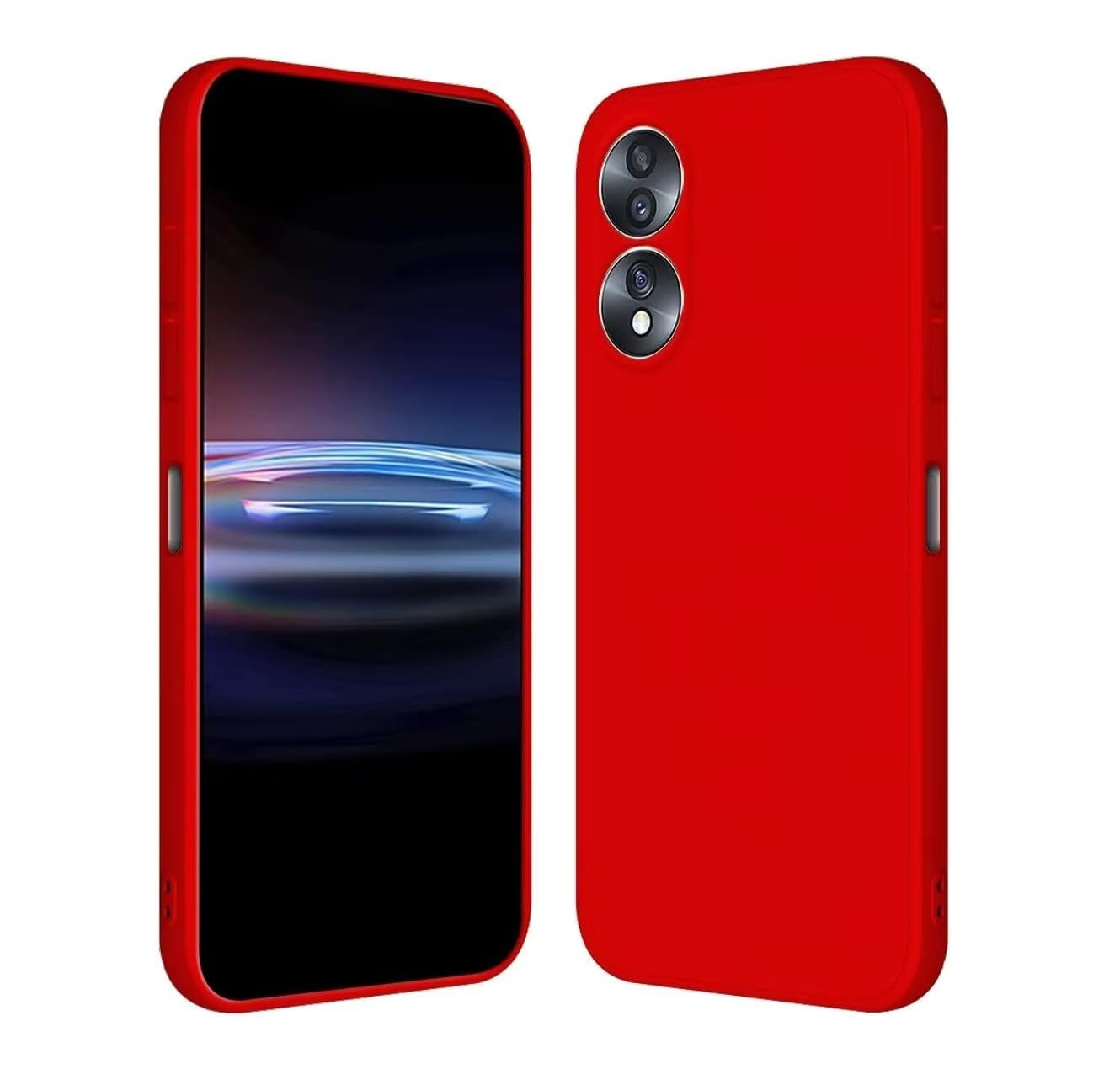 Funda Case para Honor 70 Soft Feeling Antishock Rojo