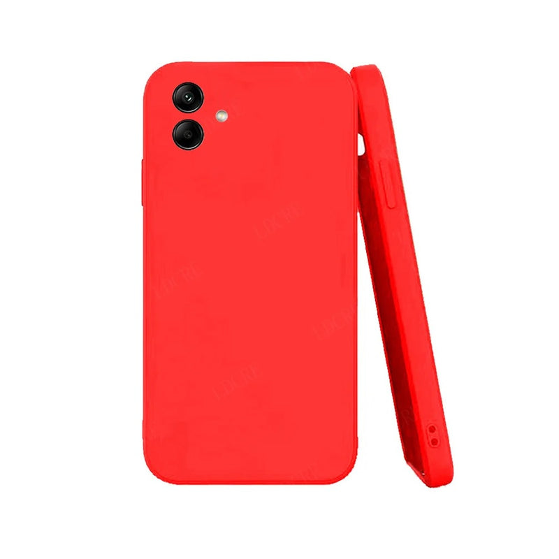 Funda Case para Samsung A04 e Soft Feeling Antishock Rojo