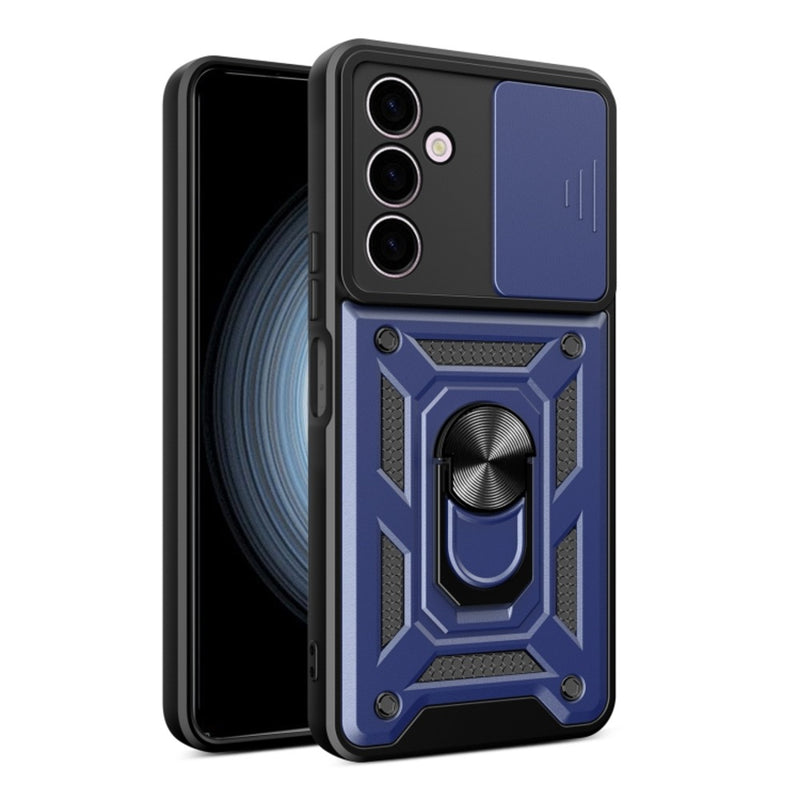 Funda Case para Samsung A24 Holder Protector Camara Azul