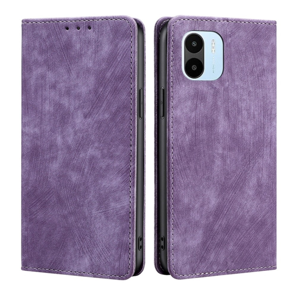 Funda Case para Xiaomi Redmi A1 Flip Cover Lila Antishock