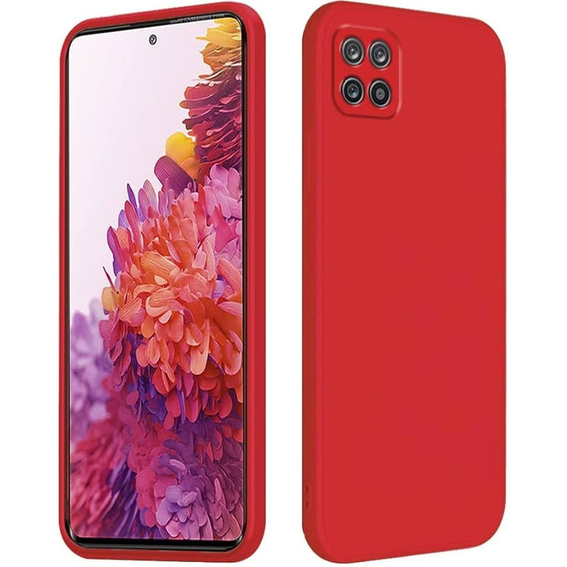 Funda Case para Samsung A22 5G Soft Feeling Antishock Rojo