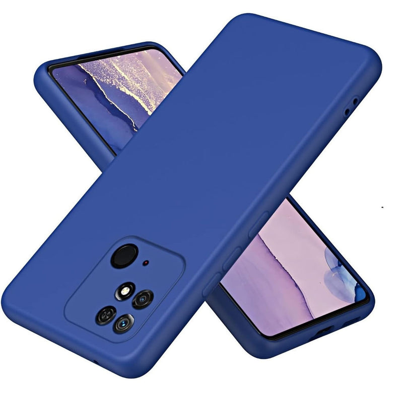 Funda de Xiaomi 10 C Soft Feeling Antishock Azul Resistente