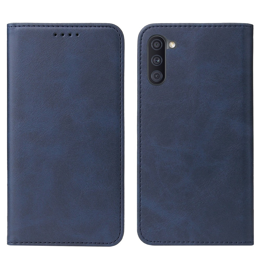 Funda Case para Samsung A11 Flip Cover Azul Antishock