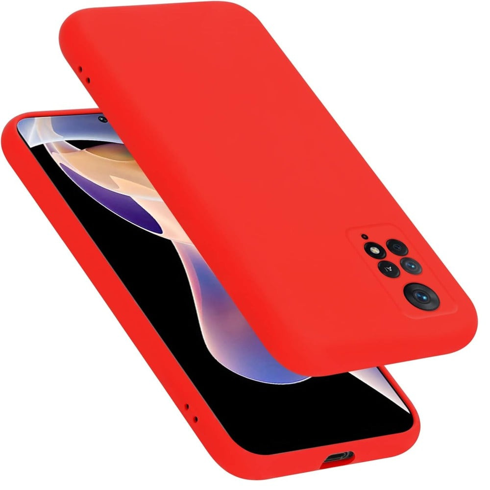 Funda Case de Xiaomi Note 11 4G Soft Feeling Antishock Rojo