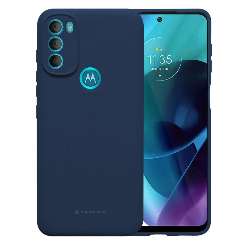 Funda Case para Motorola G71 Soft Feeling Antishock Azul