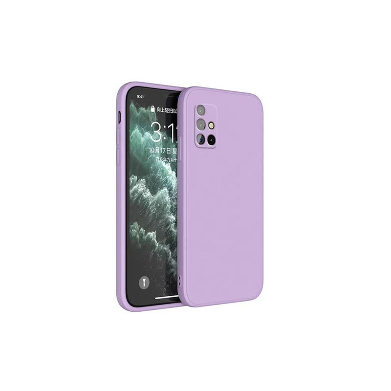 Funda de Samsung A71 Soft Feeling Antishock Lila Resistente