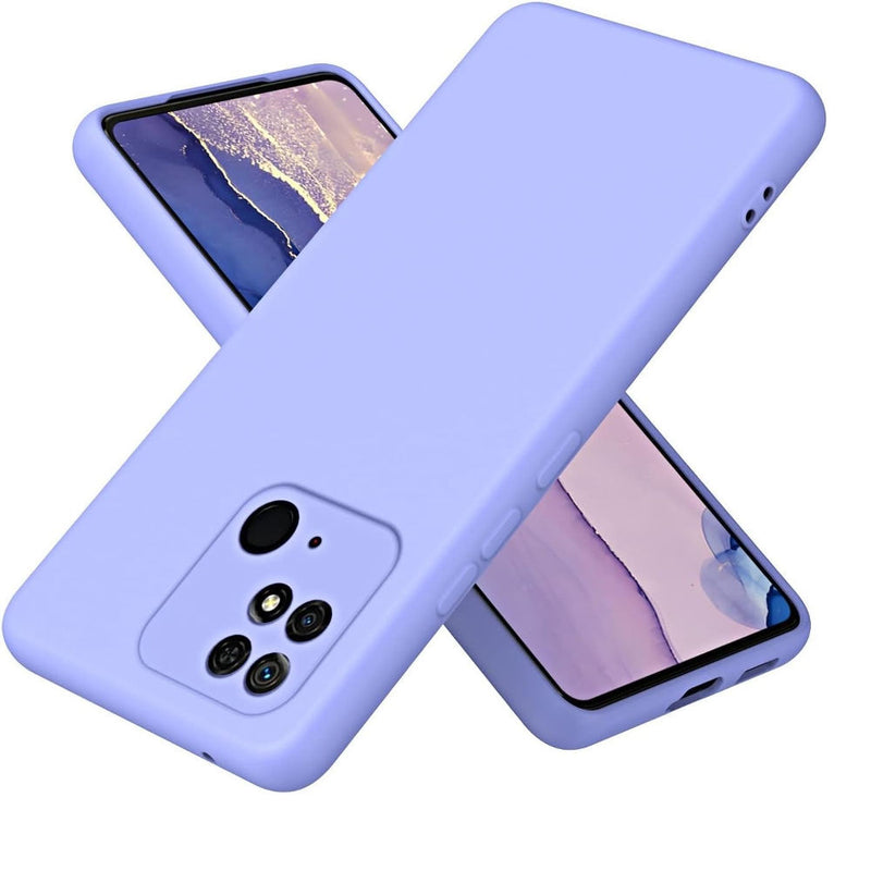 Funda de Xiaomi 10 C Soft Feeling Antishock Lila Resistente