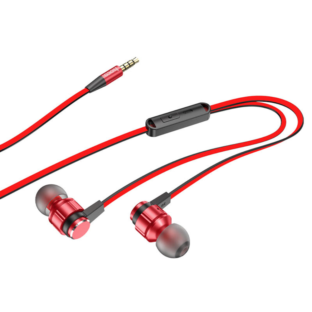 Audífono con Micrófono Platinum Hoco M85 Alambric 1,2m Rojo