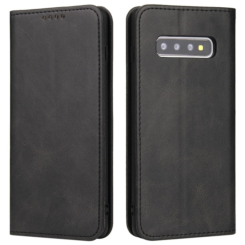 Funda Case para Samsung S10 Plus Flip Cover Negro Antishock