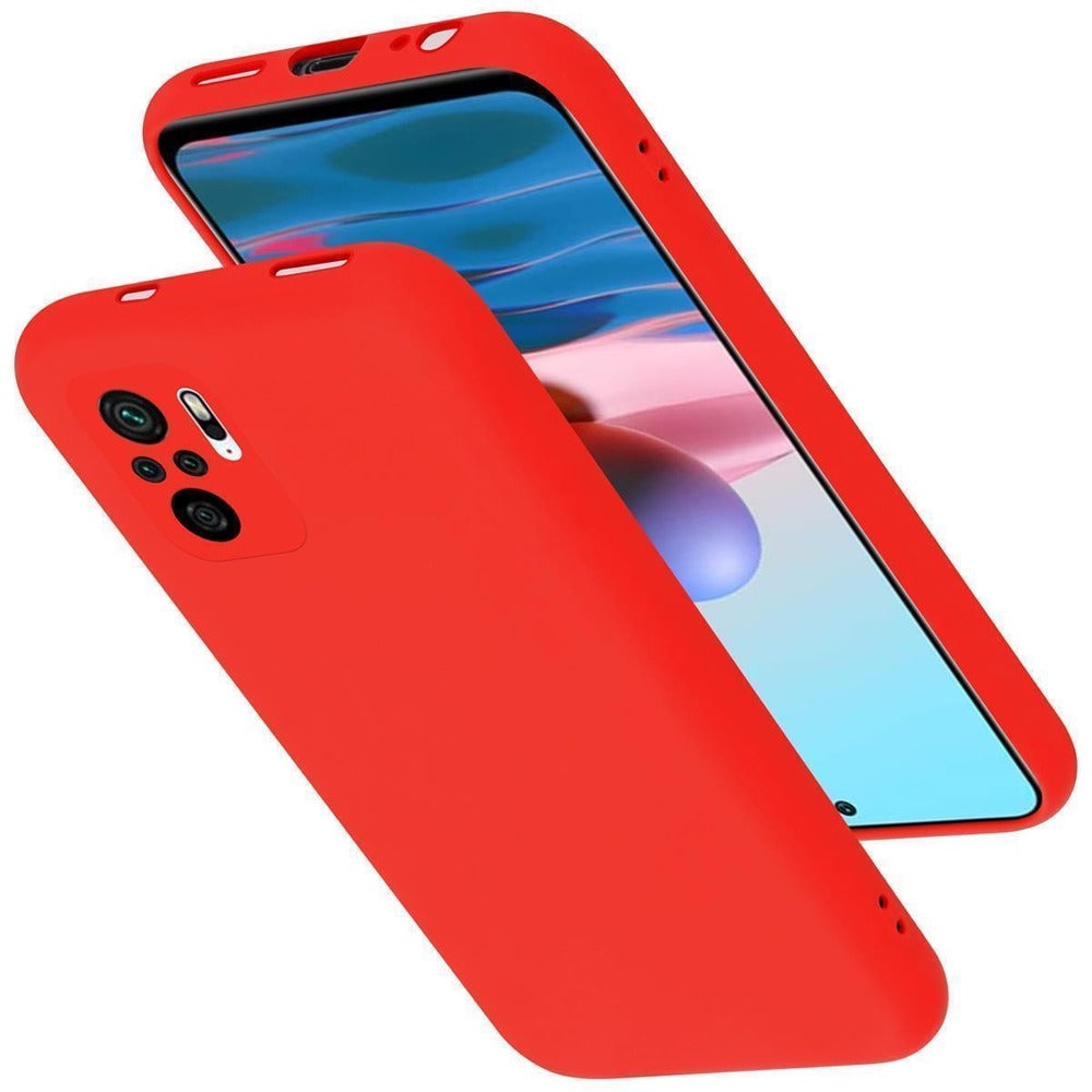 Funda for Xiaomi Redmi Note 10s Soft Feeling Antishock Rojo