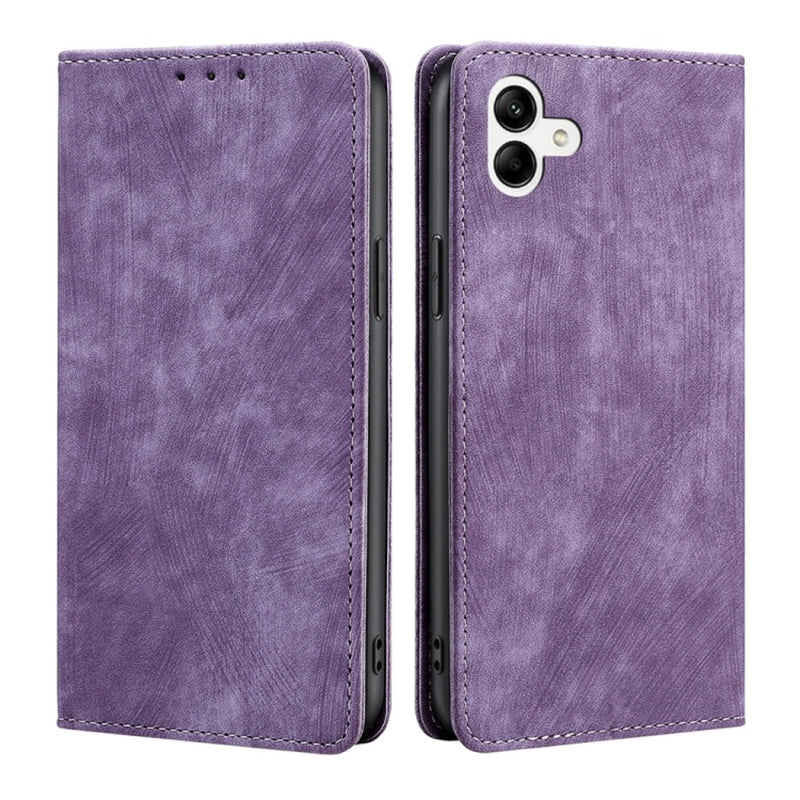 Funda Case para Samsung A04 Flip Cover Lila Antishock