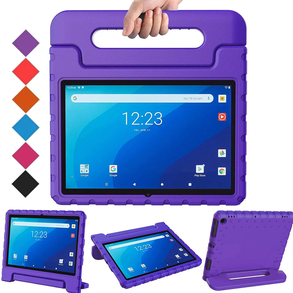 Funda para Huawei MediaPad T5 10 de Maleta en Goma Morada