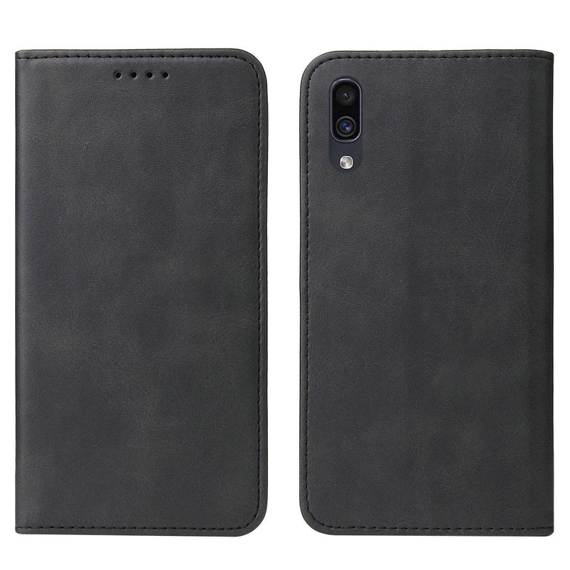 Funda Case para Samsung A30 Flip Cover Negro Antishock