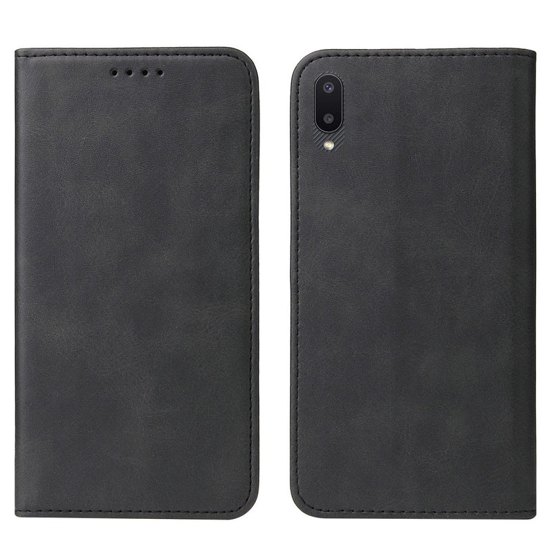 Funda Case para Samsung A02 Flip Cover Negro Antishock