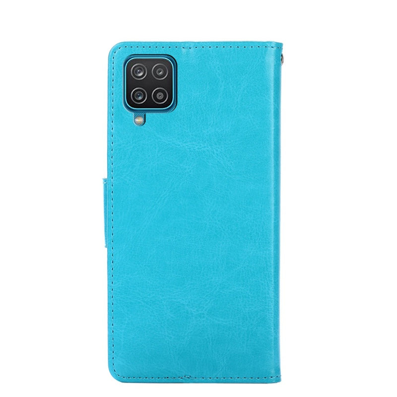 Funda Case para Samsung A12 Flip Cover Celeste Antishock