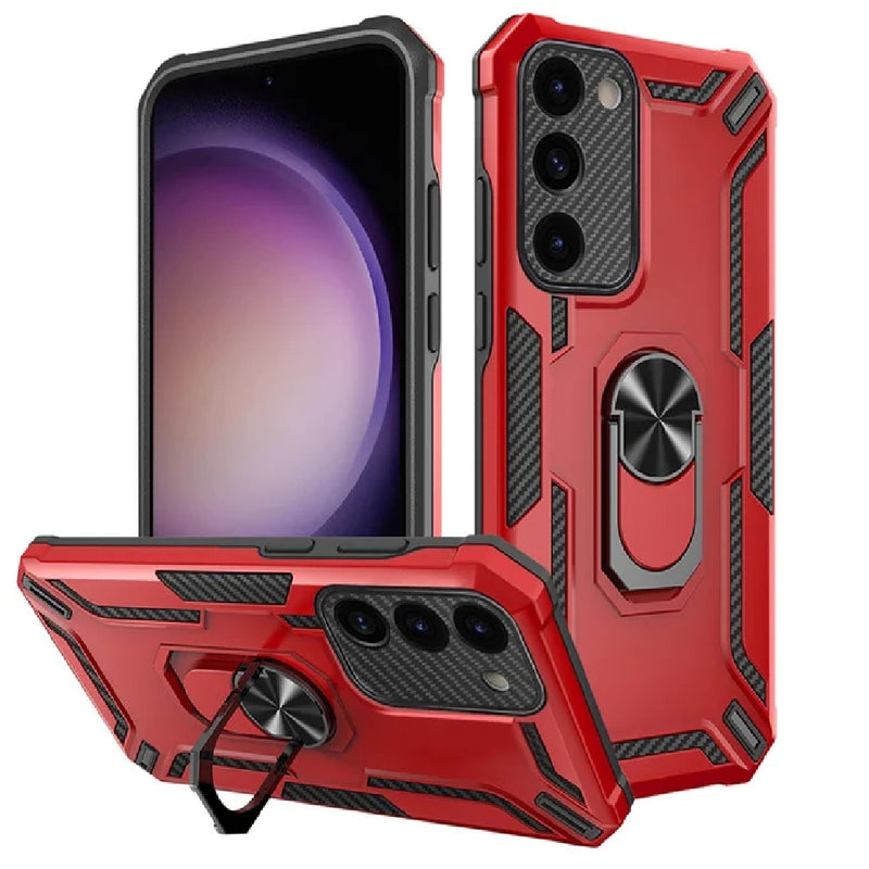 Funda para Xiaomi Poco X3 GT Holder Parante con Anillo Rojo