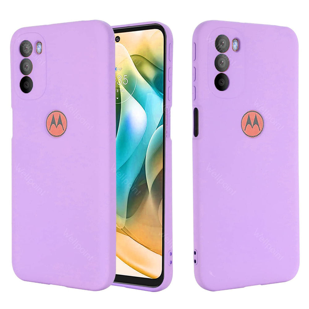 Funda Case para Motorola G72 Soft Feeling Antishock Lila