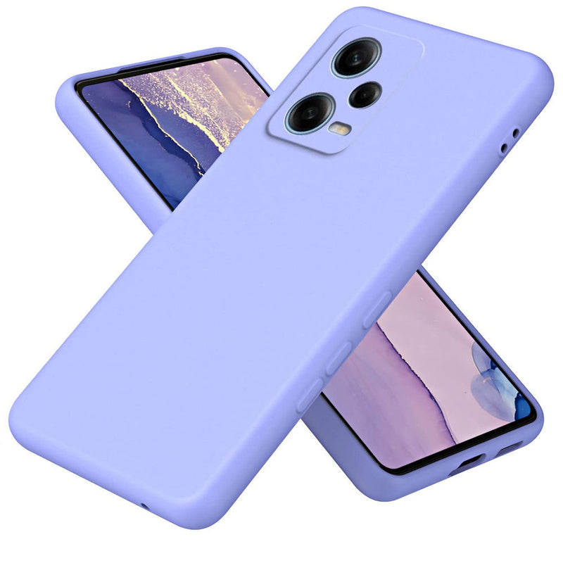 Funda for Xiaomi Note 12 pro 5G Soft Feeling Antishock Lila