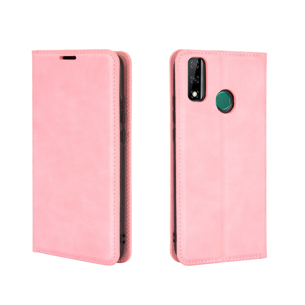 Funda Case para Huawei Y8S Flip Cover Rosa Antishock