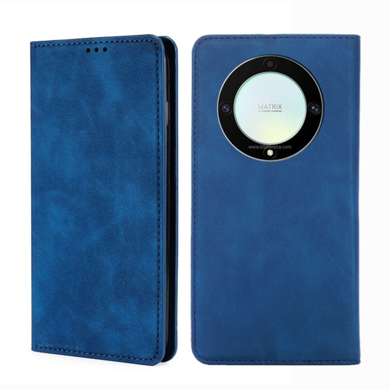 Funda Case para Honor X9A Flip Cover Azul Antishock