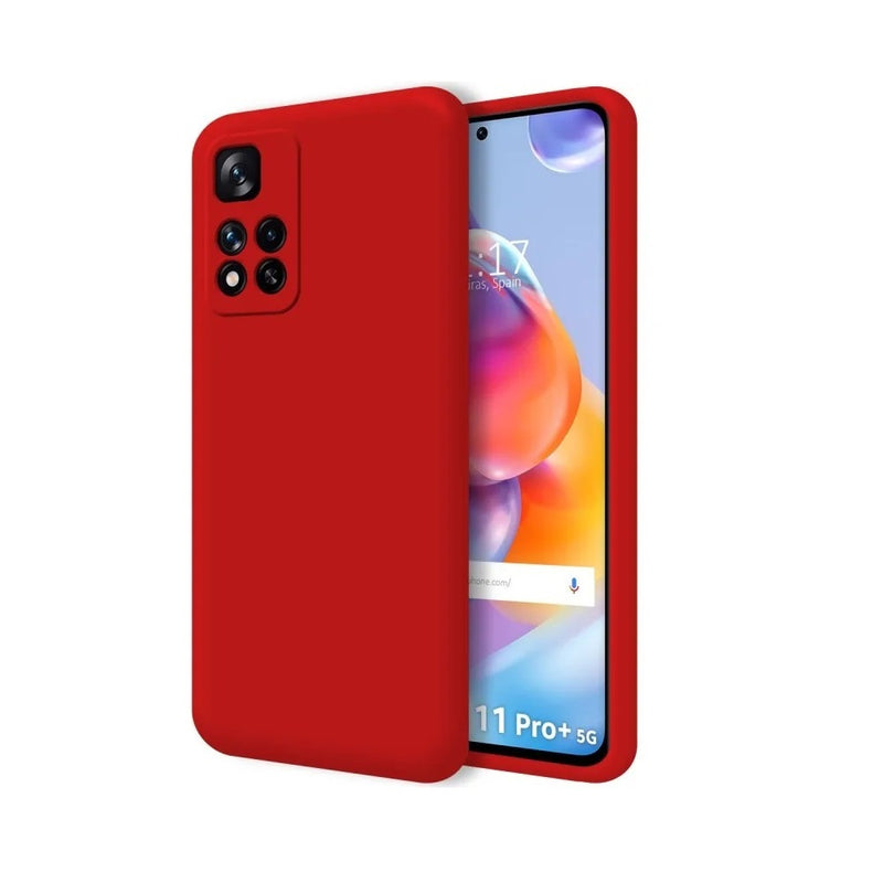 Funda de Xiaomi Redmi Note 11 Pro Plus 5G Soft Feeling Rojo