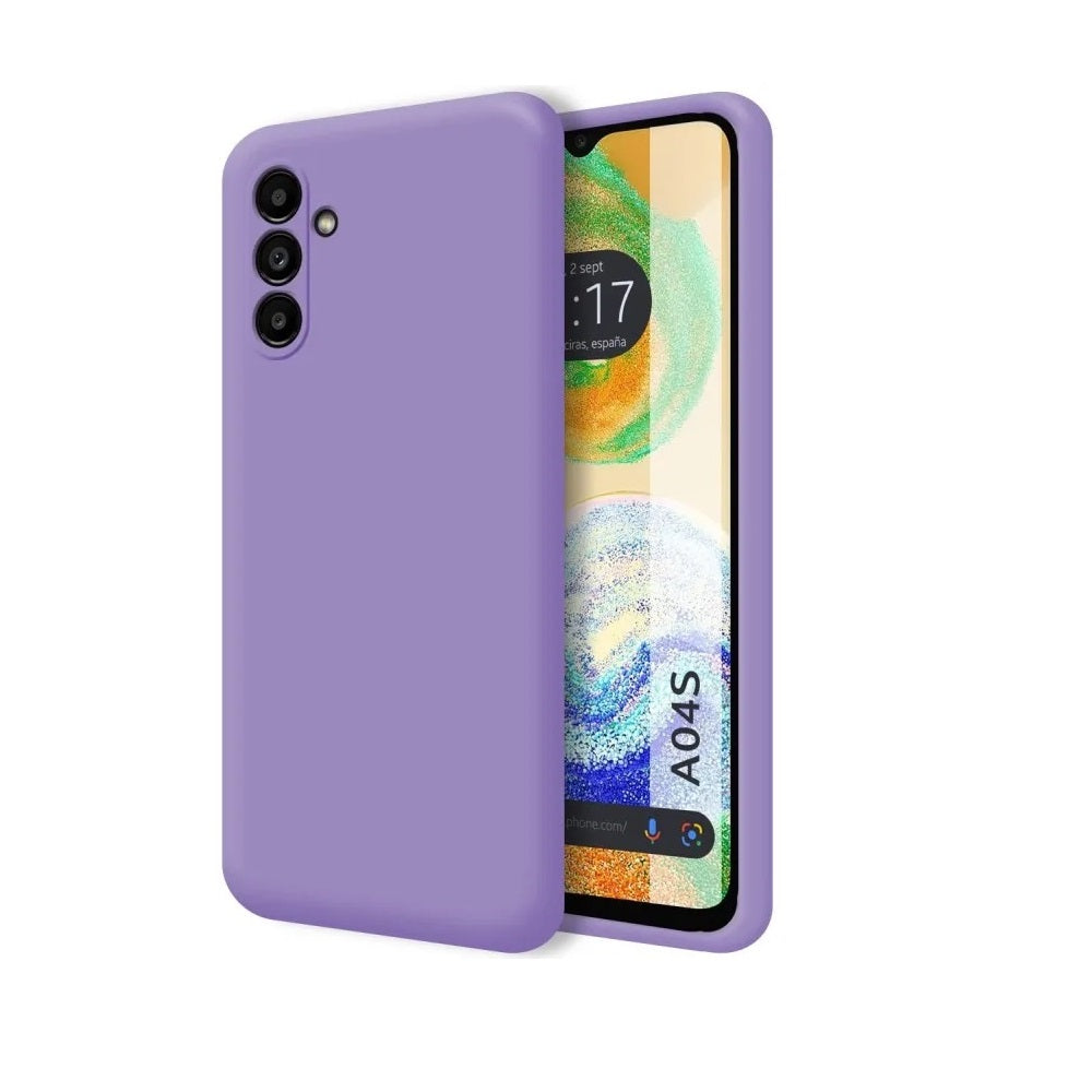 Funda Case para Samsung A04s Soft Feeling Antishock Lila