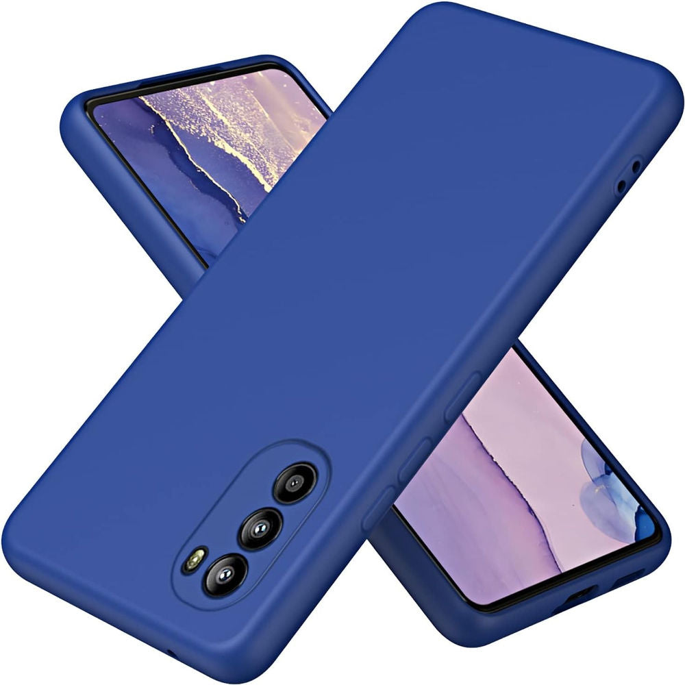 Funda Case para Motorola E20 Soft Feeling Antishock Azul